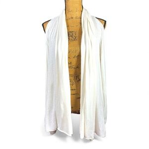 Ark & Co knit long sleeved cold shouldered cardigan w/cut-outs Women’s S | af